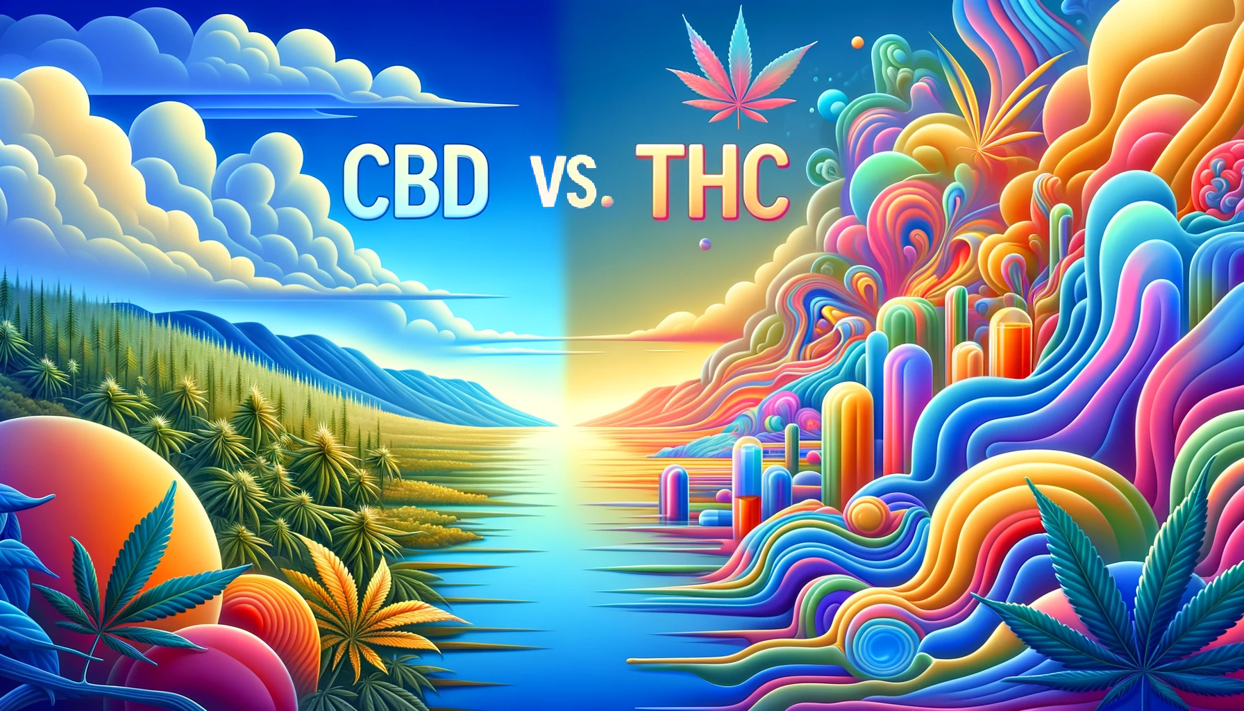 CBD vs THC: Mis vahet neil on?